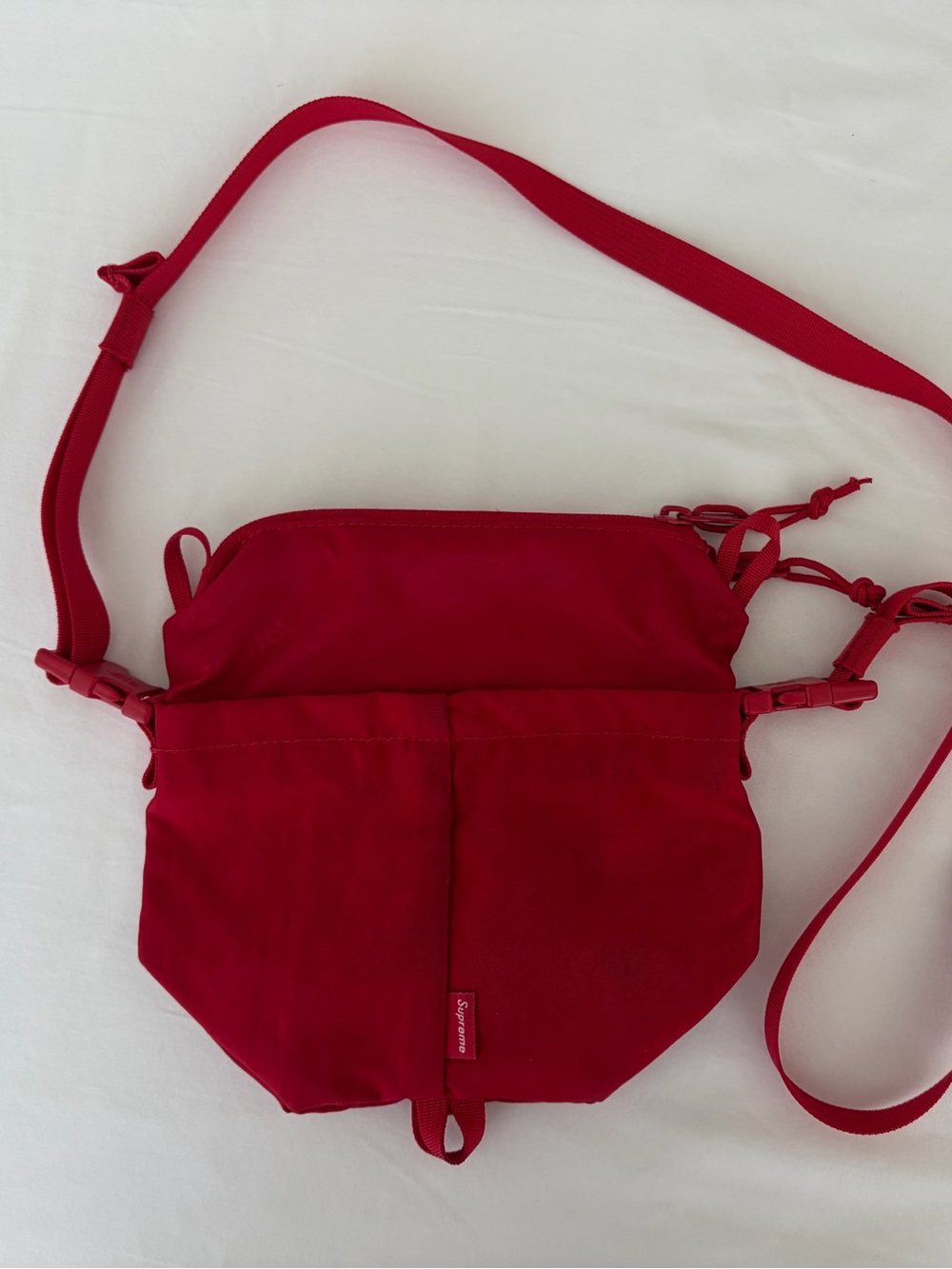 Authentic Supreme Red Mini Crossbody Bag